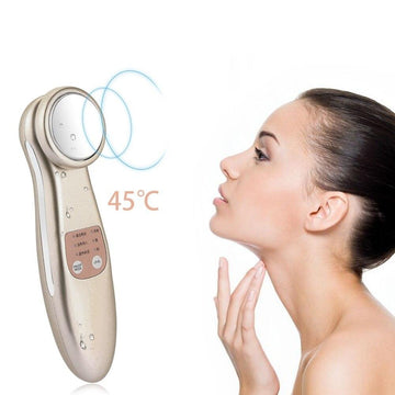 Facial Firming Hot Compression Vibration Massager Wrinkle Removal Device